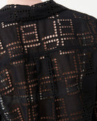 BRODERIE ANGLAISE BOWLING SHIRT