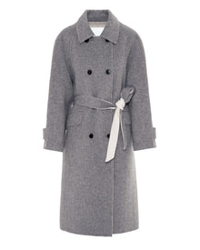 DOUBLE COAT WITH CONTRAST INTERIOR