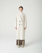 LONG DOUBLE COAT IN CASHMERE BLEND