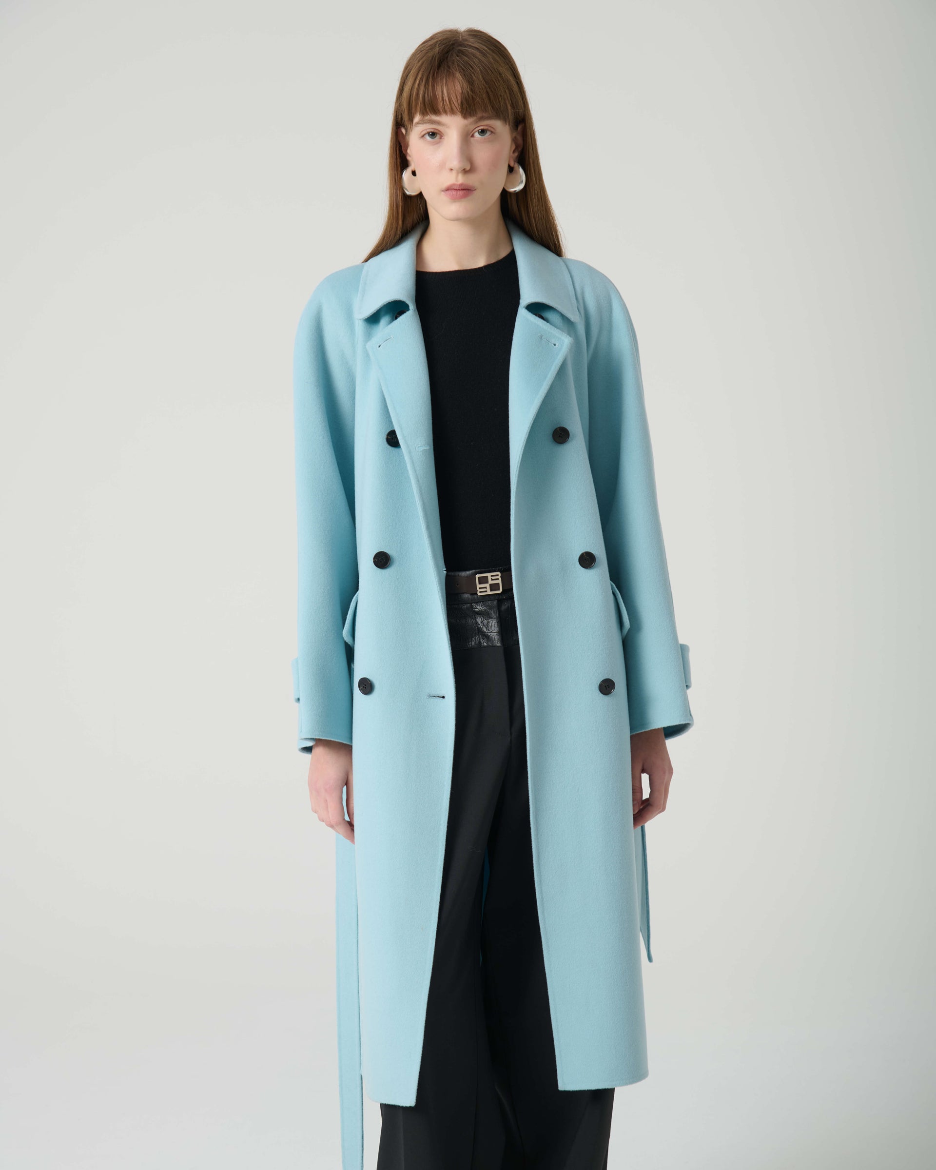 DOUBLE COAT WITH BELT