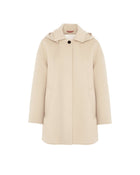 SHORT DOUBLE COAT WITH HOOD
