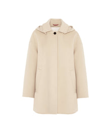 SHORT DOUBLE COAT WITH HOOD