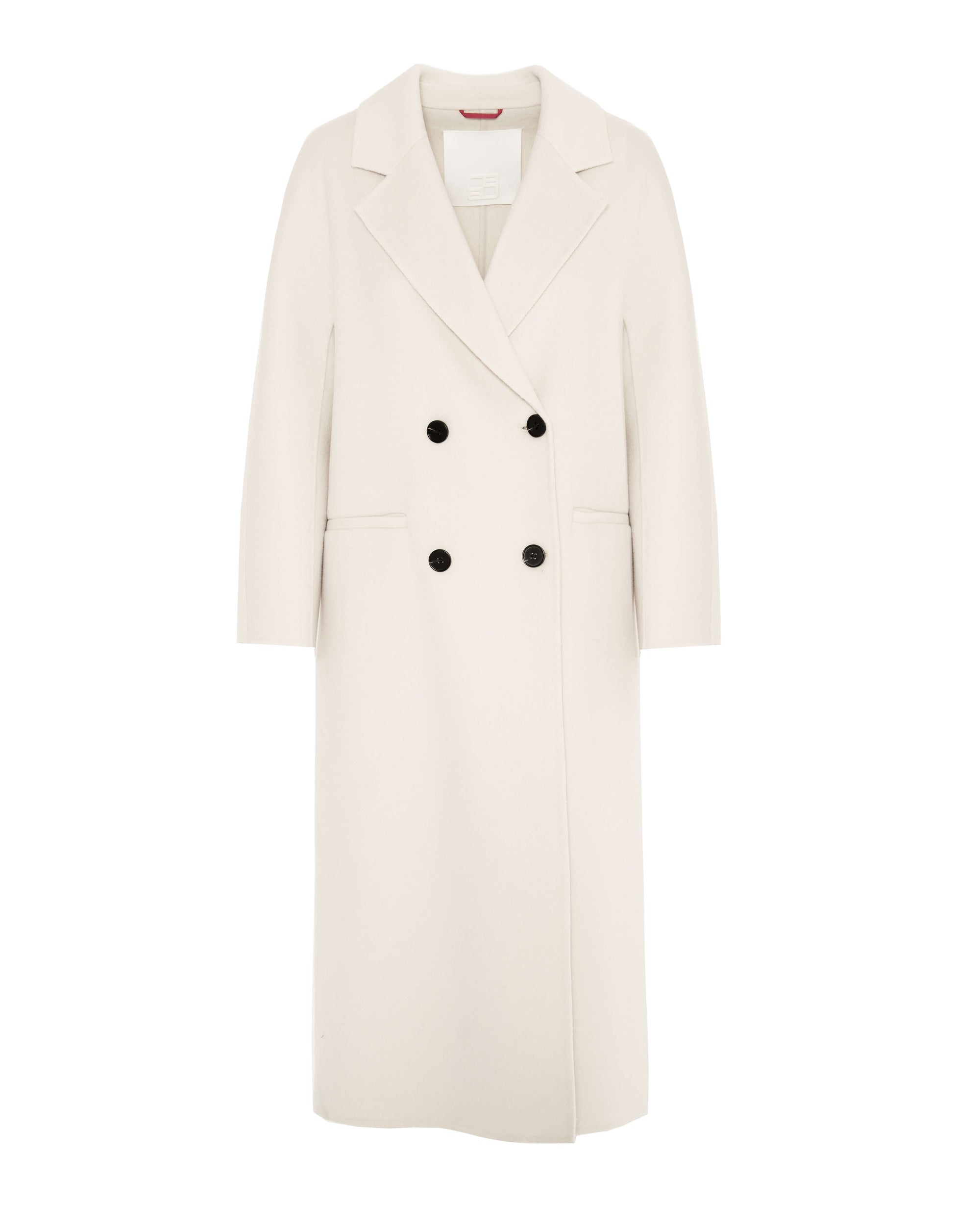 LONG DOUBLE COAT IN CASHMERE BLEND