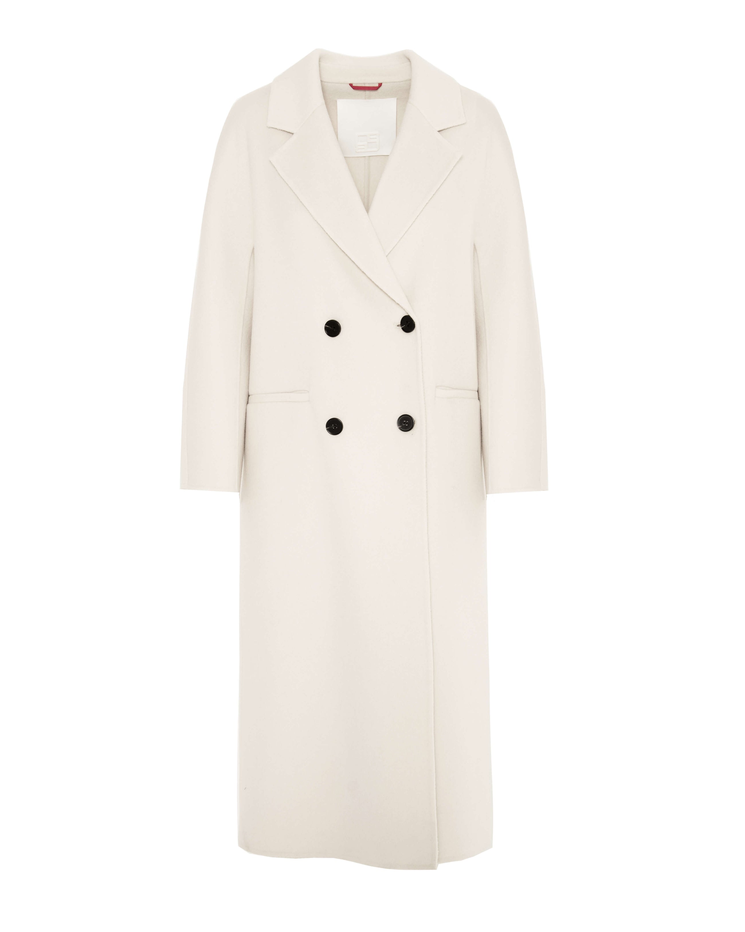 LONG DOUBLE COAT IN CASHMERE BLEND