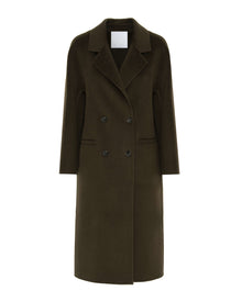 LONG DOUBLE COAT IN CASHMERE BLEND