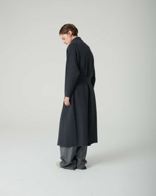 CAPPOTTO CON CINTURA IN MAGLIA