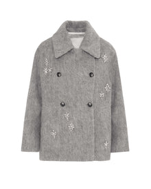 CAPPOTTO CORTO CON CRISTALLI