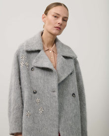 CAPPOTTO CORTO CON CRISTALLI