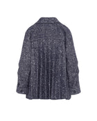 CAPPOTTO CORTO CON FIORI DI AGO