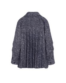 CAPPOTTO CORTO CON FIORI DI AGO