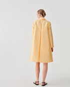 LONG SINGLE-BREASTED DUCHESSE COAT