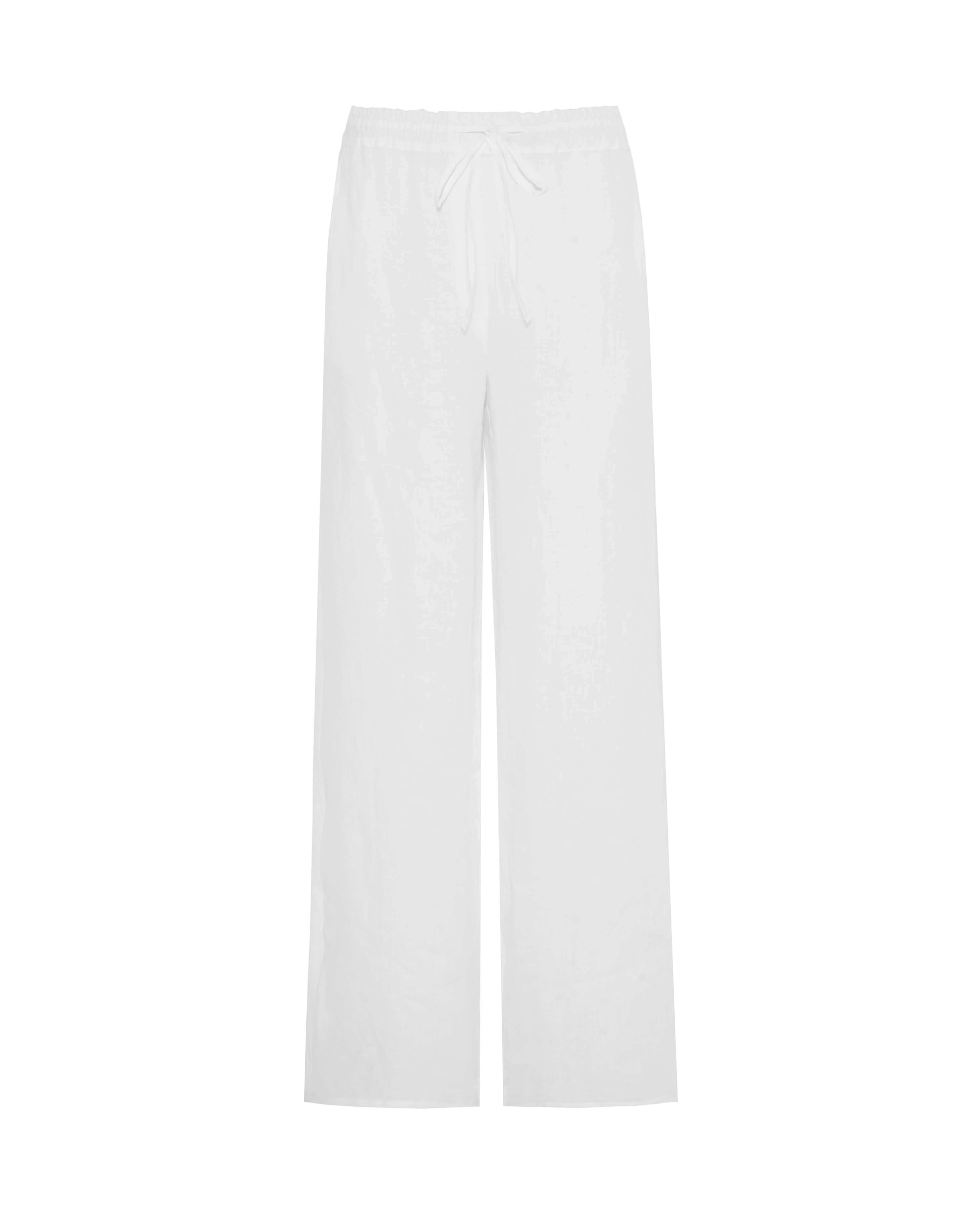 PANTALONI PALAZZO IN LINO