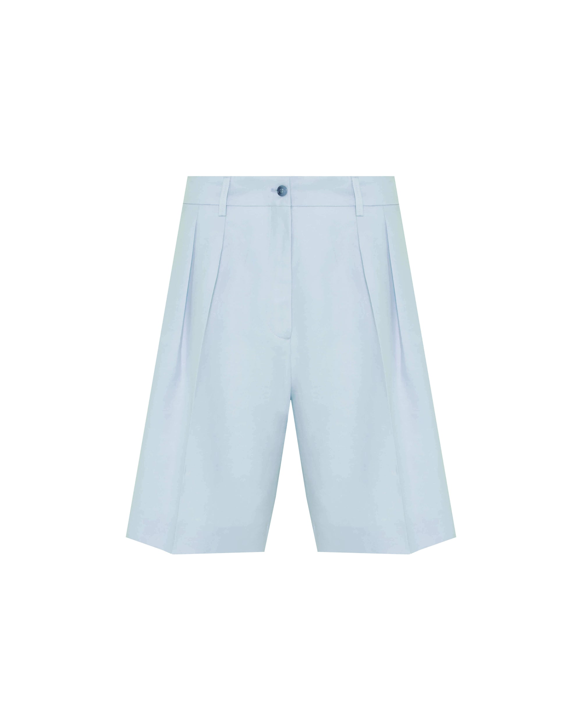PLEATED BERMUDA SHORTS