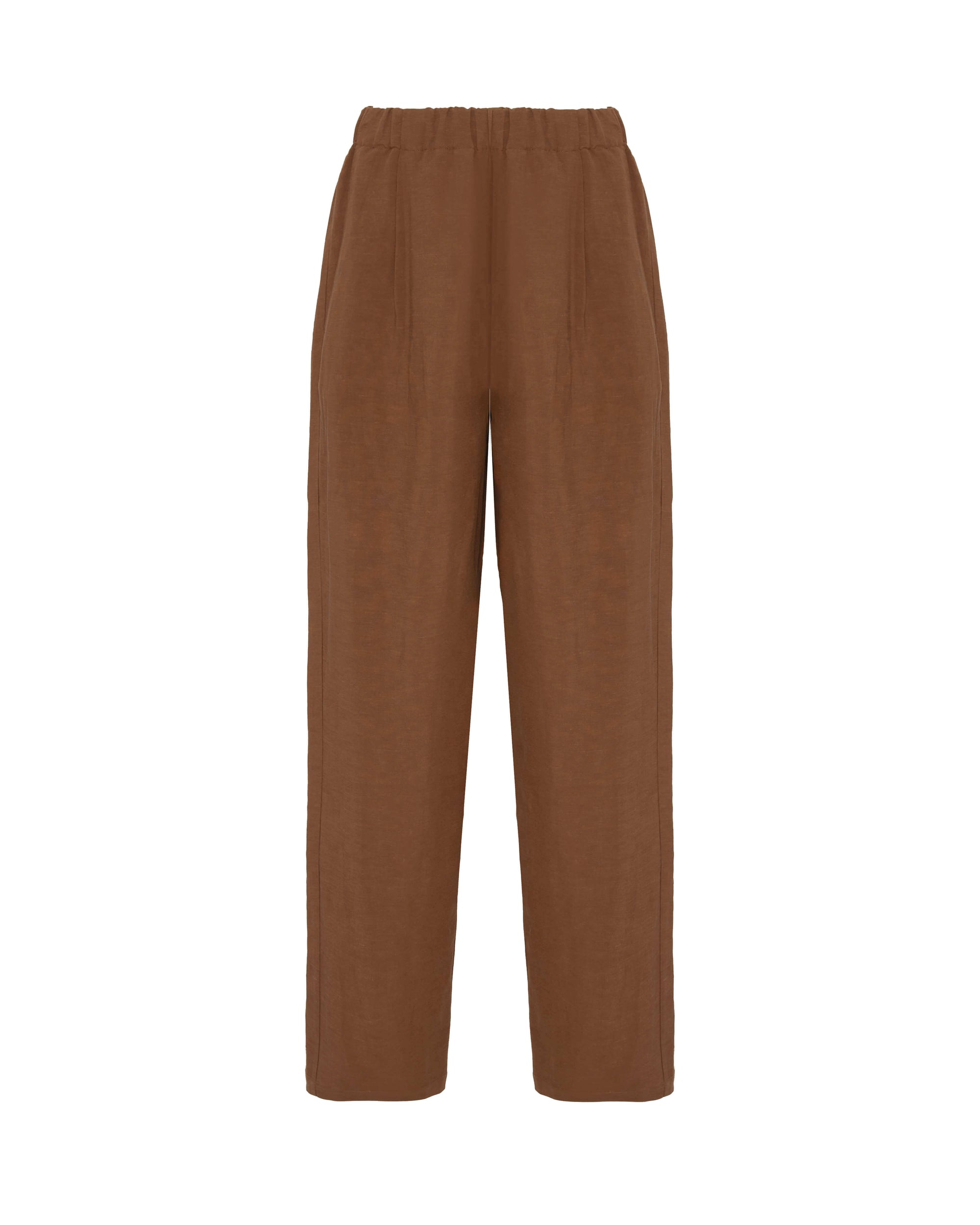 WIDE-LEG TROUSERS WITH ELASTIC WAIST