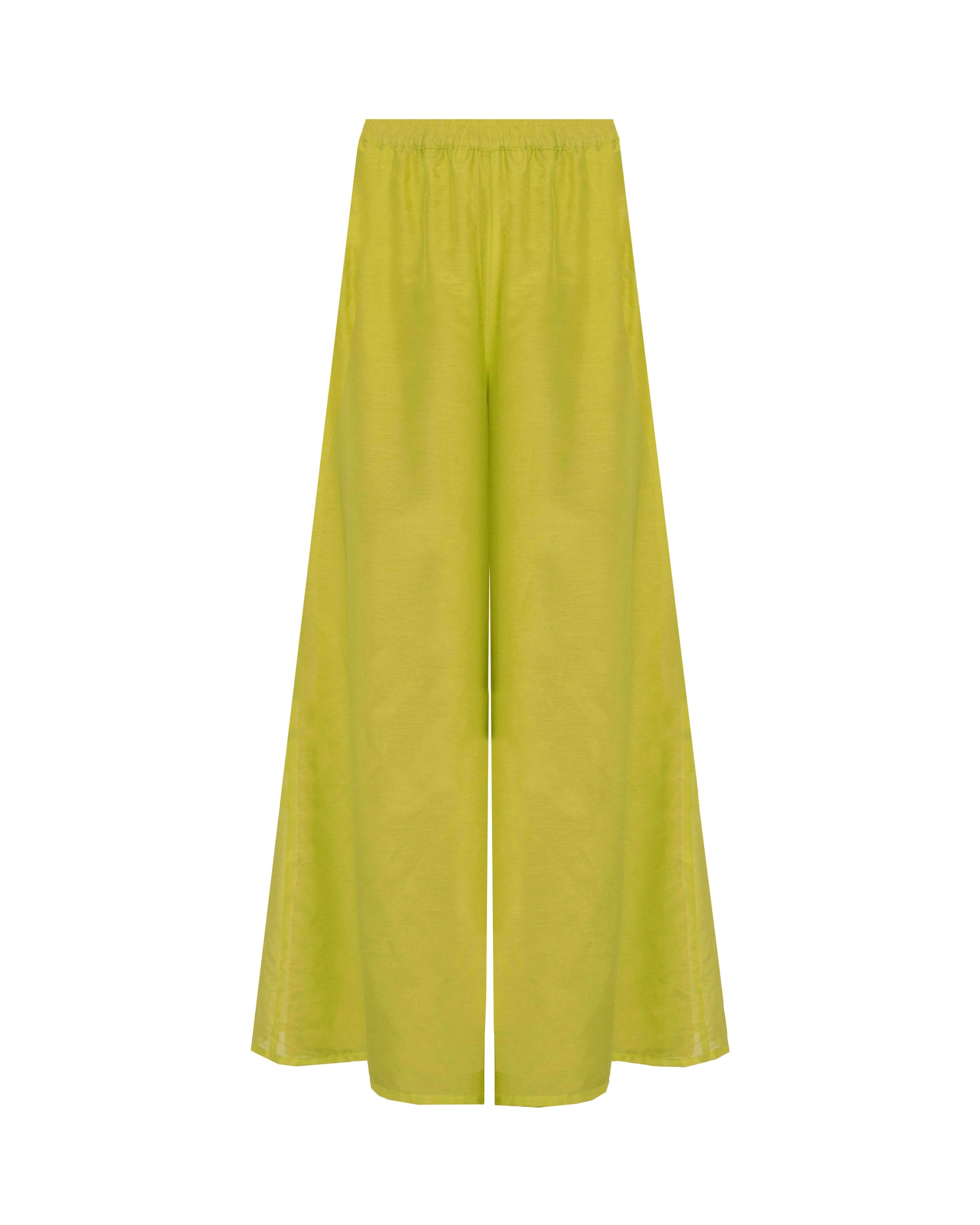 WIDE-LEG TROUSERS WITH ELASTIC WAIST