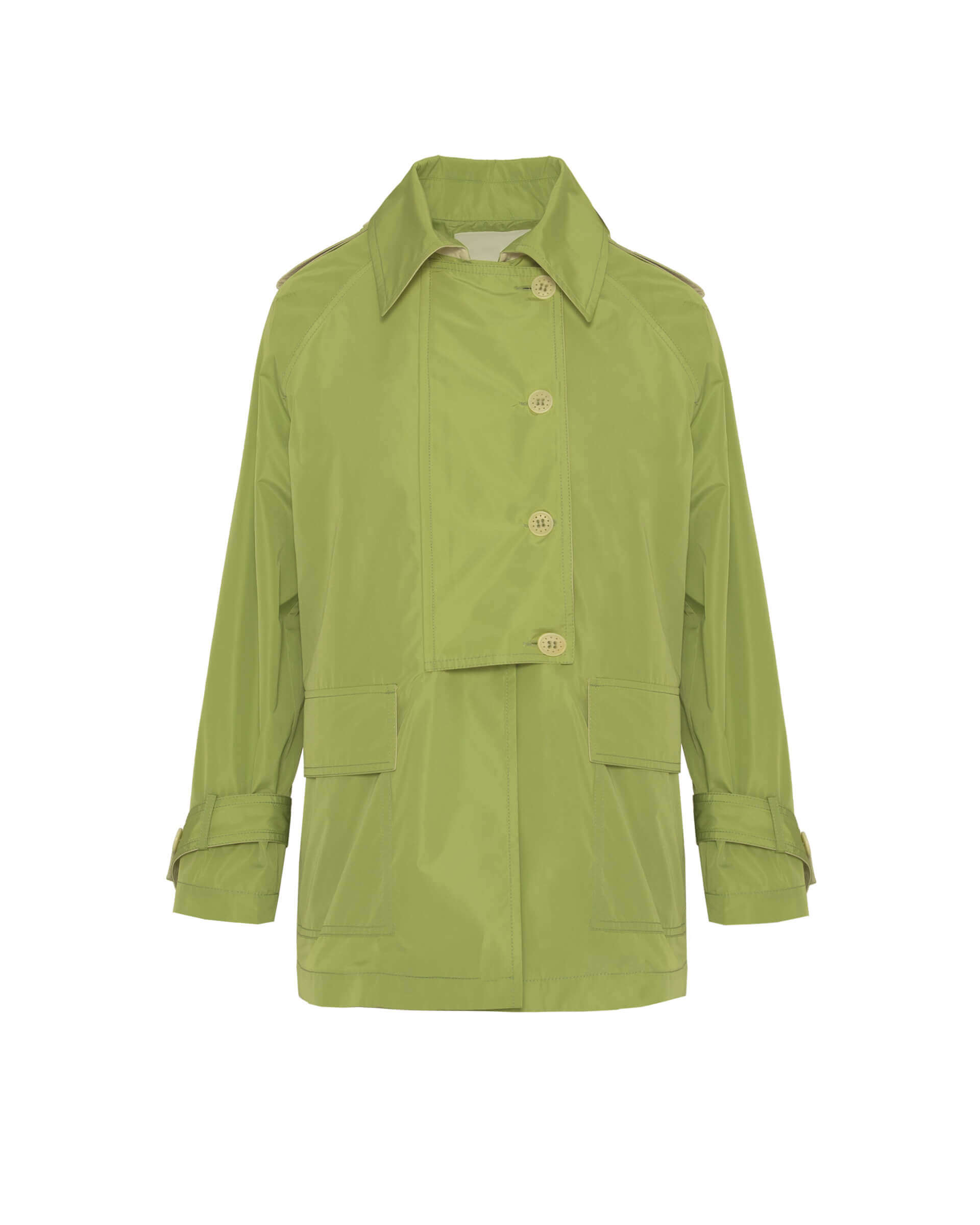 SHORT SINGLE-BREASTED TRENCH COAT