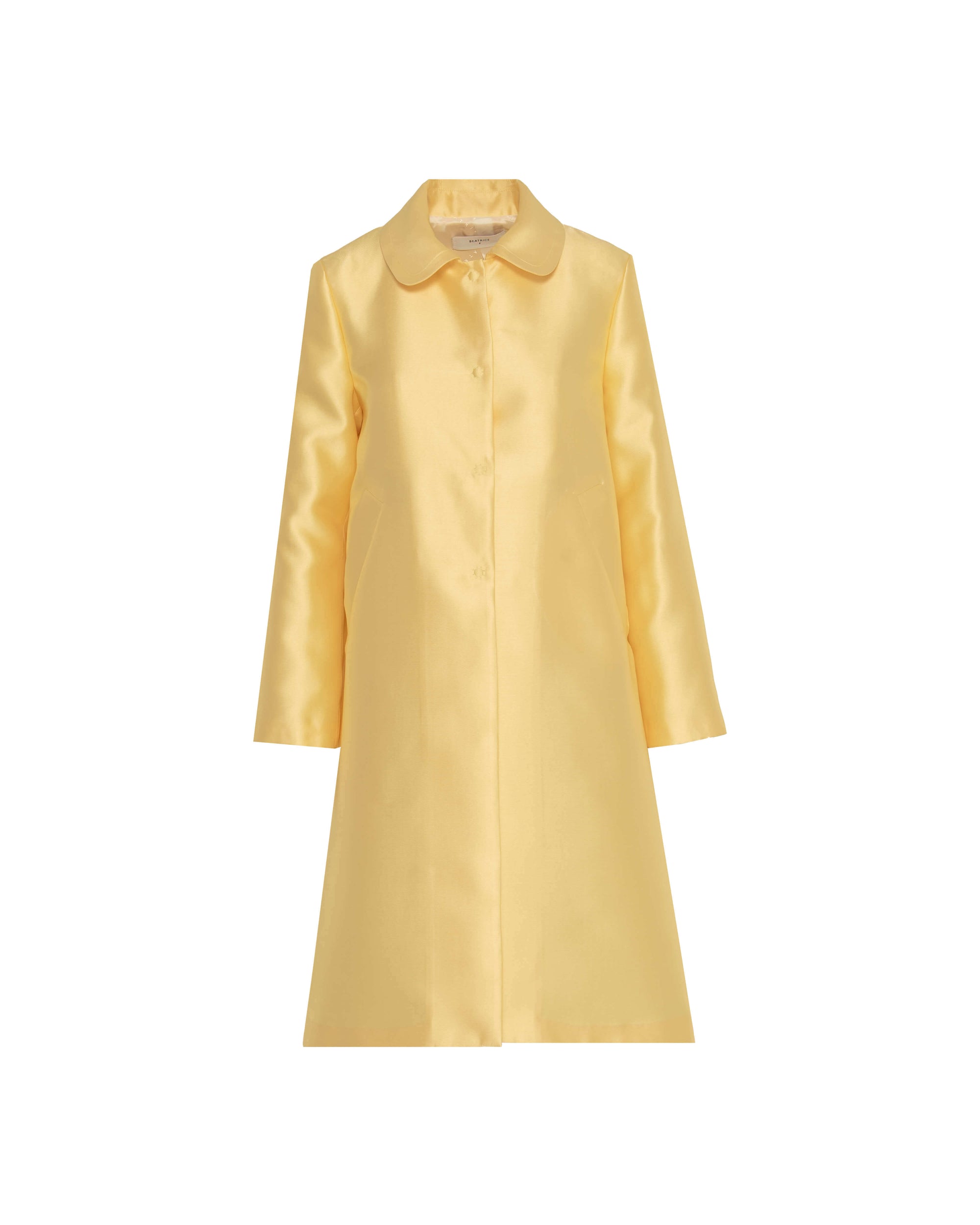 LONG SINGLE-BREASTED DUCHESSE COAT