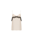 TOP WITH THIN STRAPS AND LACE INSERT