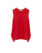 SLEEVELESS V-NECK TOP