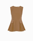 STRUCTURED SLEEVELESS TOP