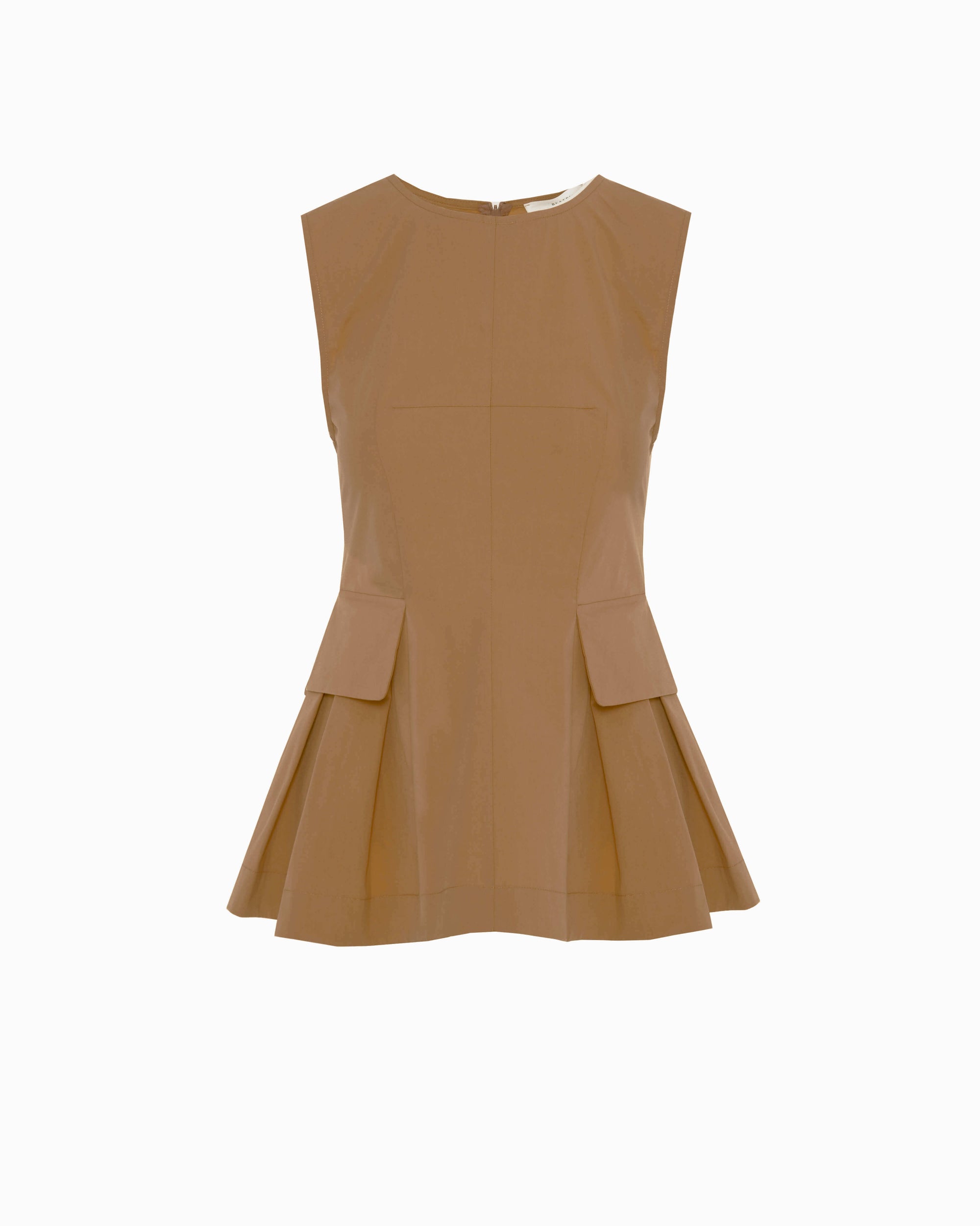 STRUCTURED SLEEVELESS TOP