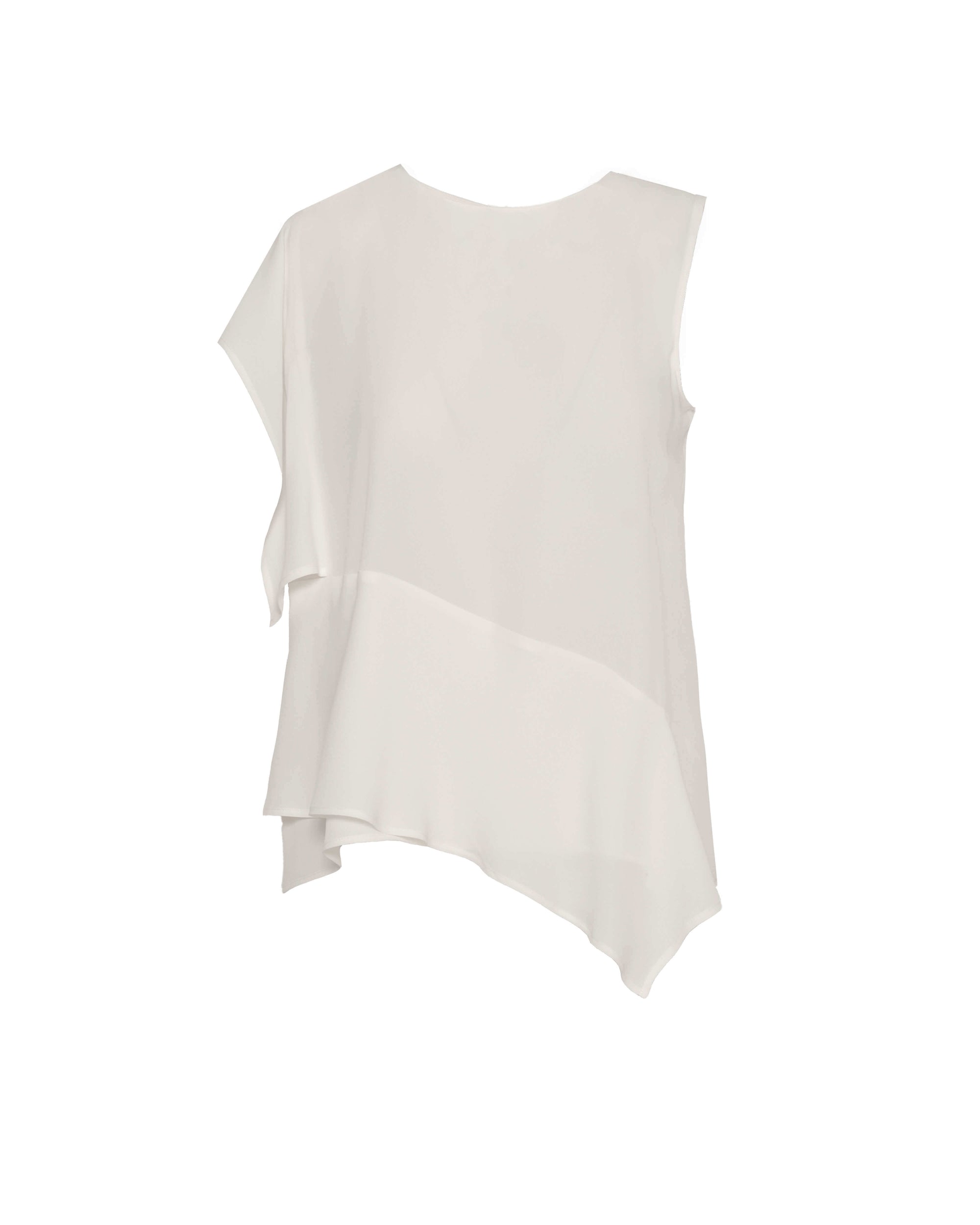 ASYMMETRICAL GEORGETTE TOP