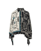 PRINTED CREPONNE SHIRT