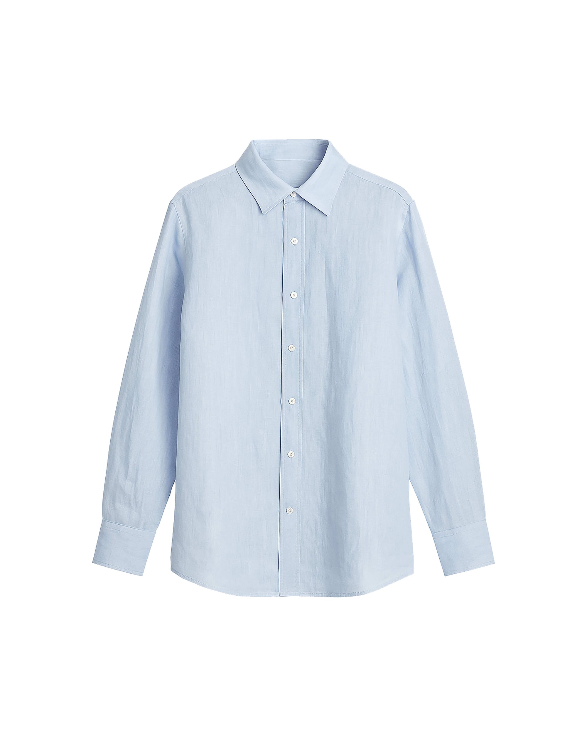 LINEN AND COTTON BLEND SHIRT