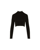 CROPPED KNIT TURTLENECK