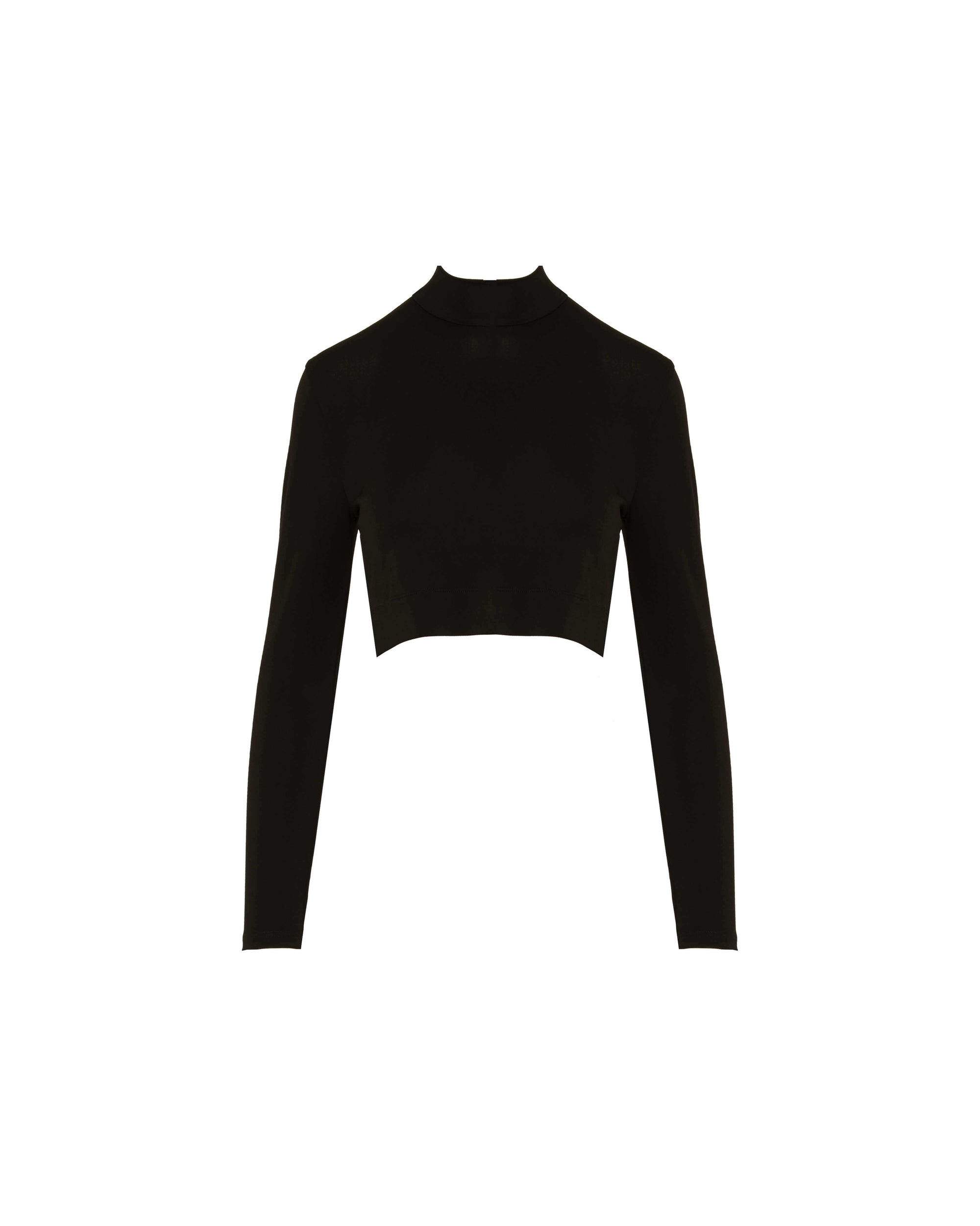 CROPPED KNIT TURTLENECK