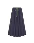 WIDE SKIRT WITH ZIP POCKETS