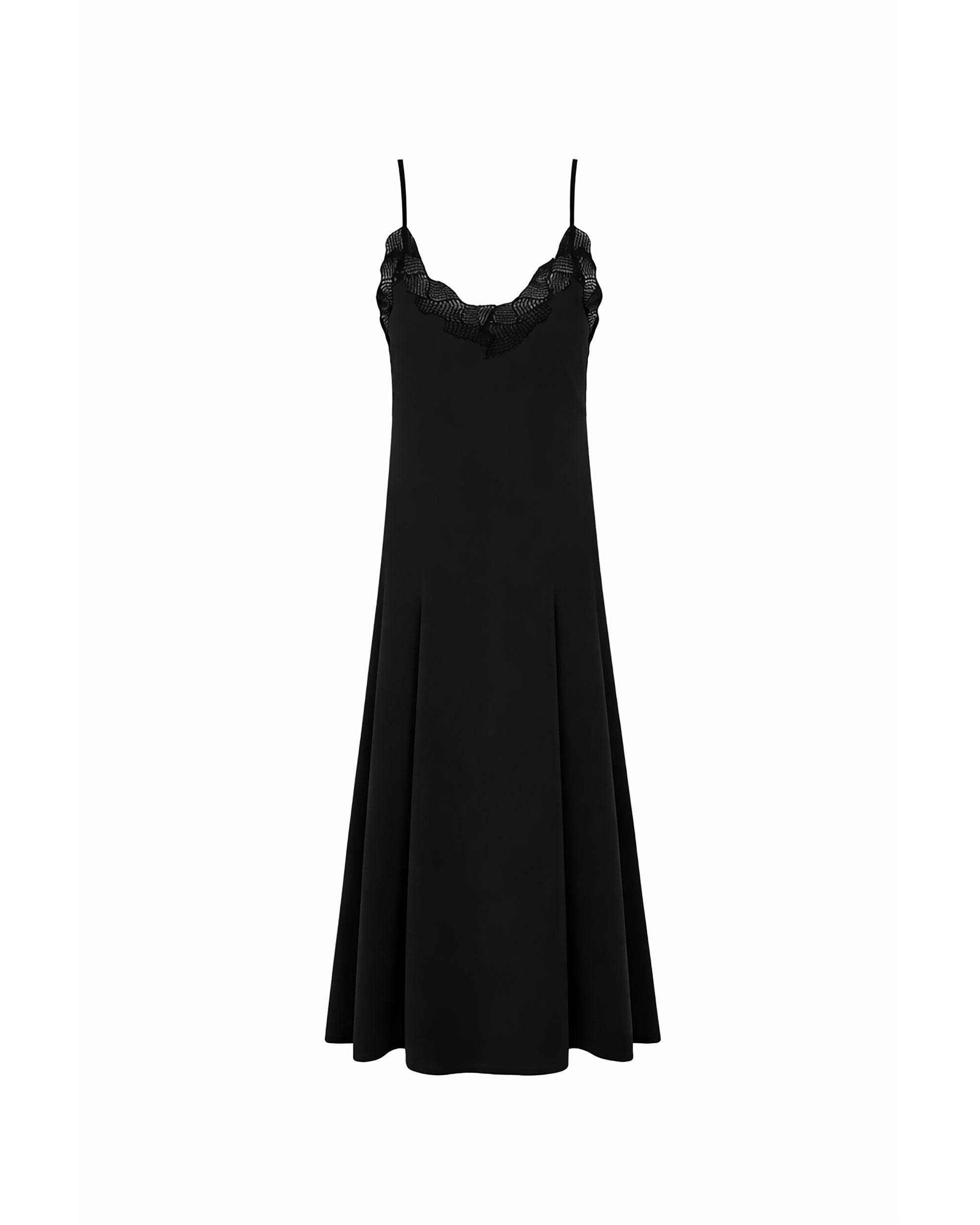 black lace inset dress Lace Insert Tie Detail Dress Black