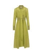 SHIRT DRESS WITH WAIST BELT