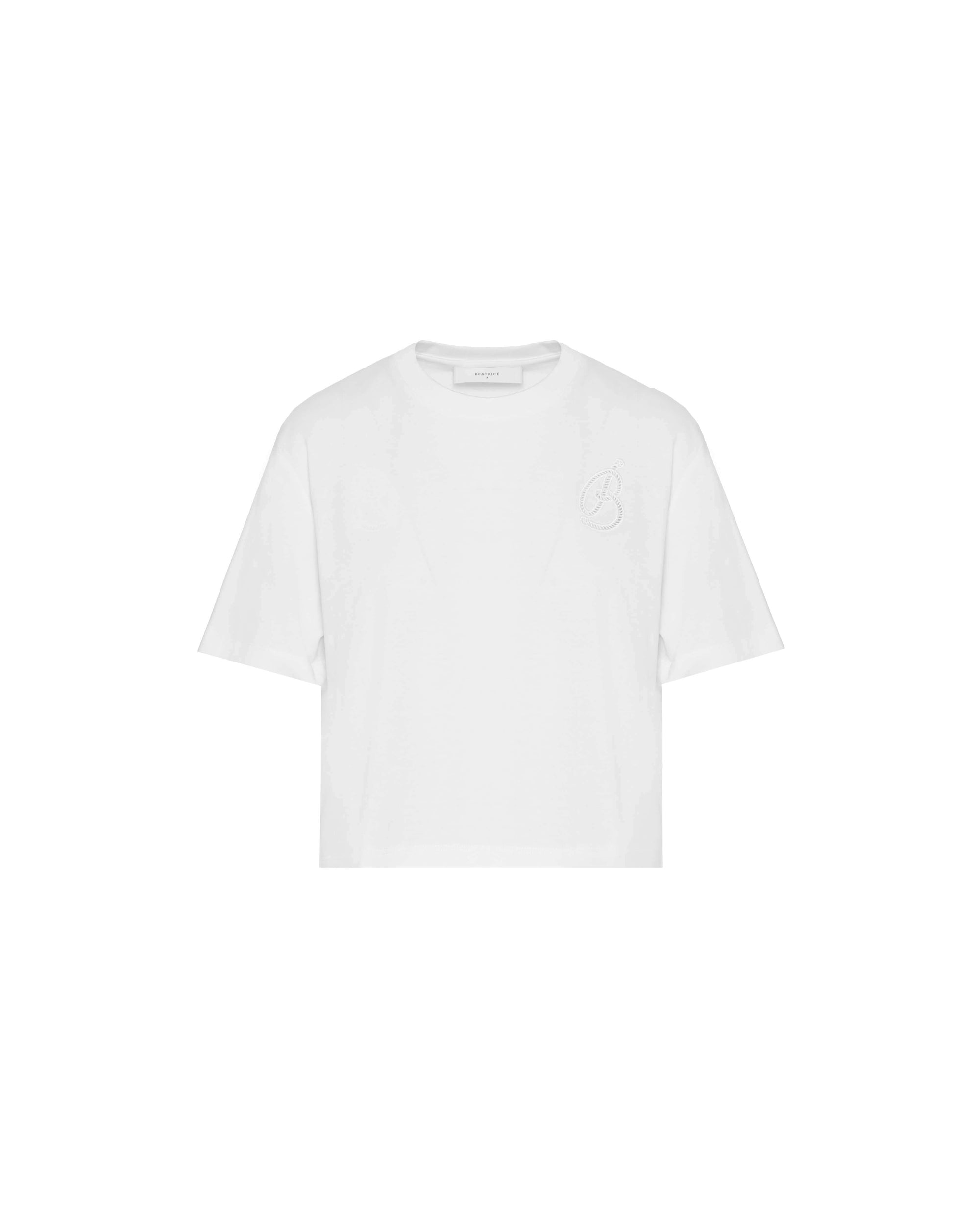 BOXY T-SHIRT WITH EMBROIDERY