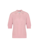 PERFORATED KNIT POLO SHIRT