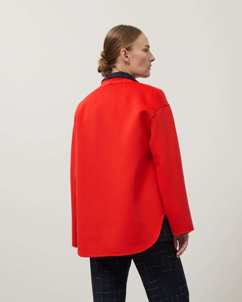 CARDIGAN IN DOPPIO TESSUTO