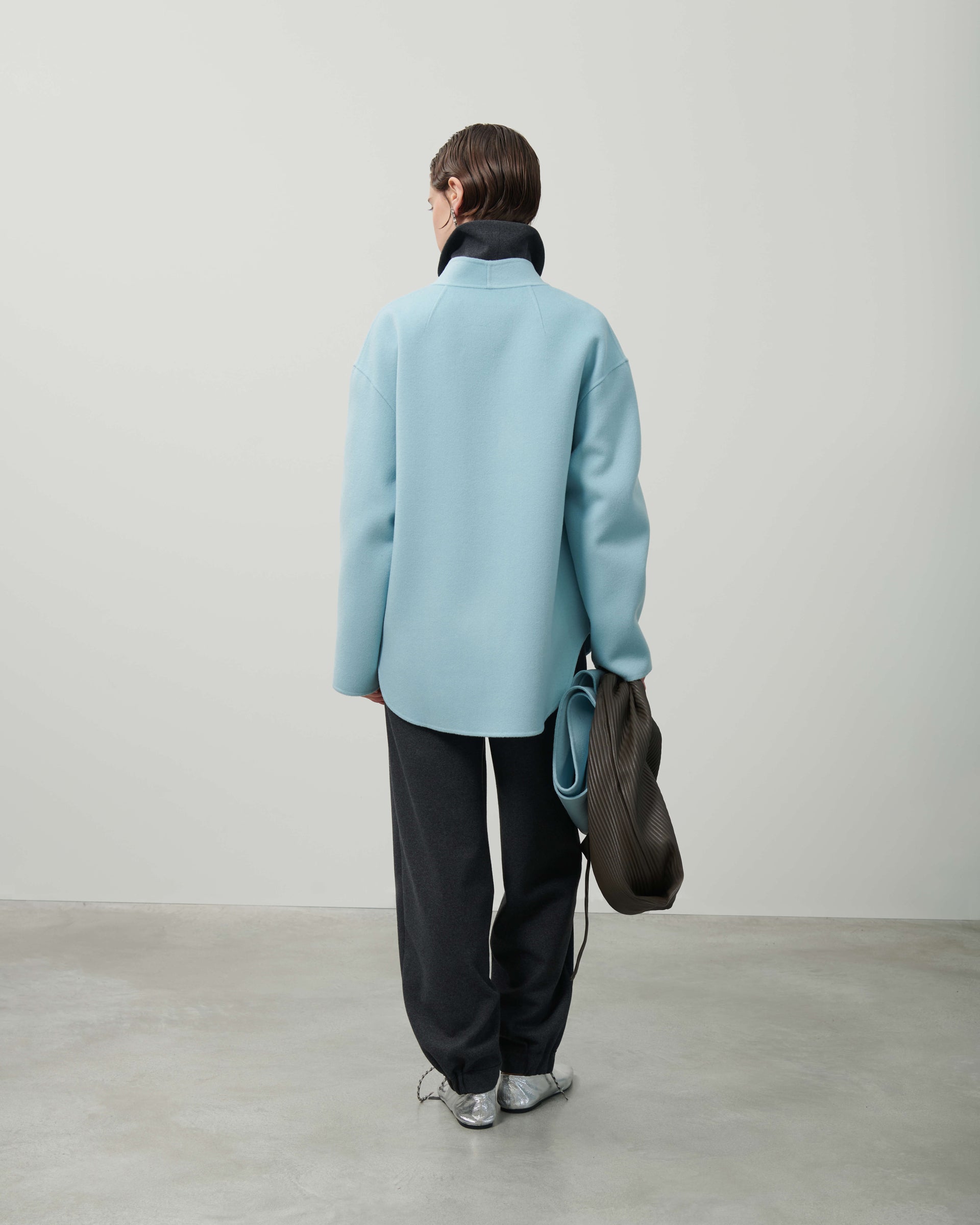 CARDIGAN IN DOPPIO TESSUTO