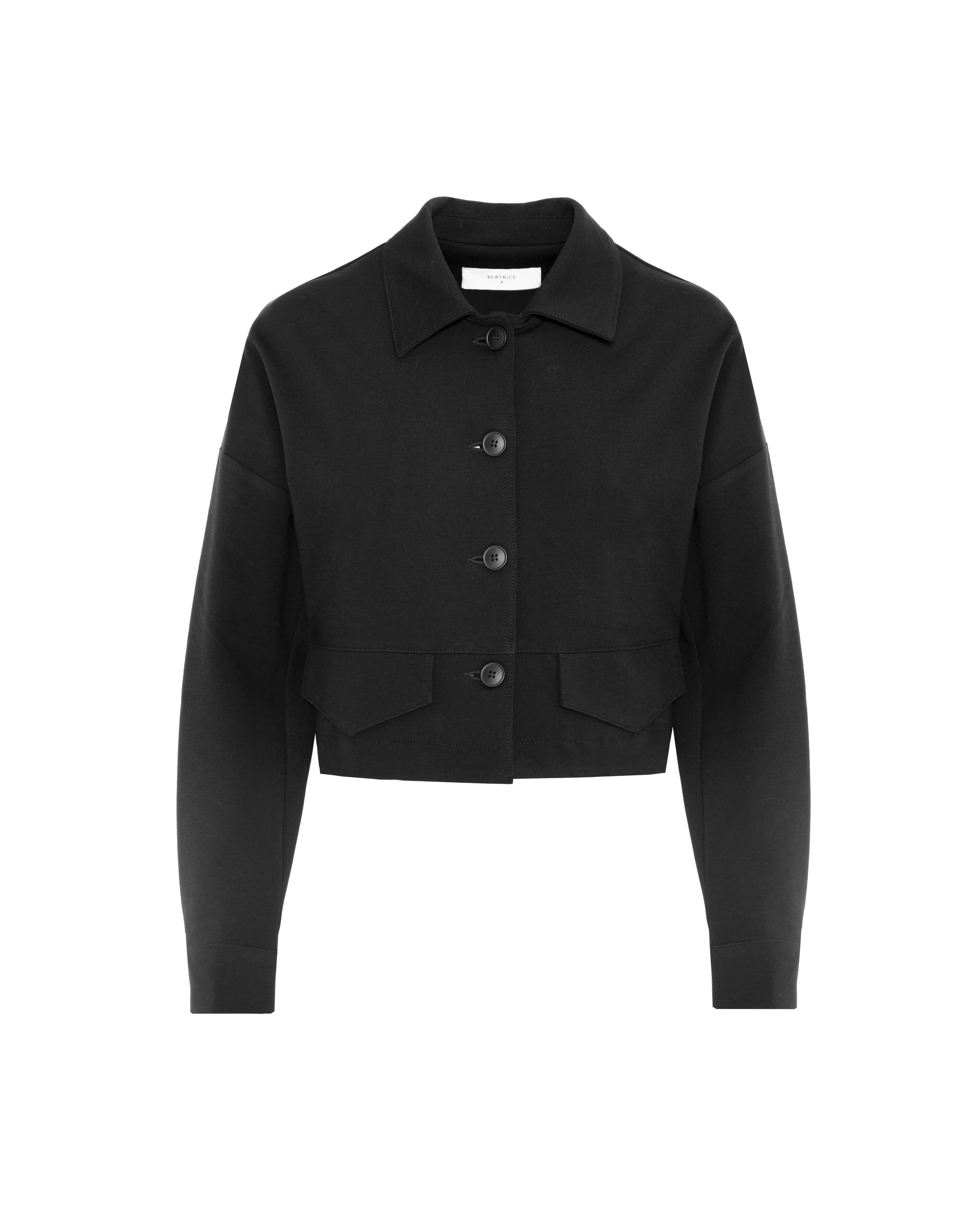 SHORT JACKET IN MILAN STITCH