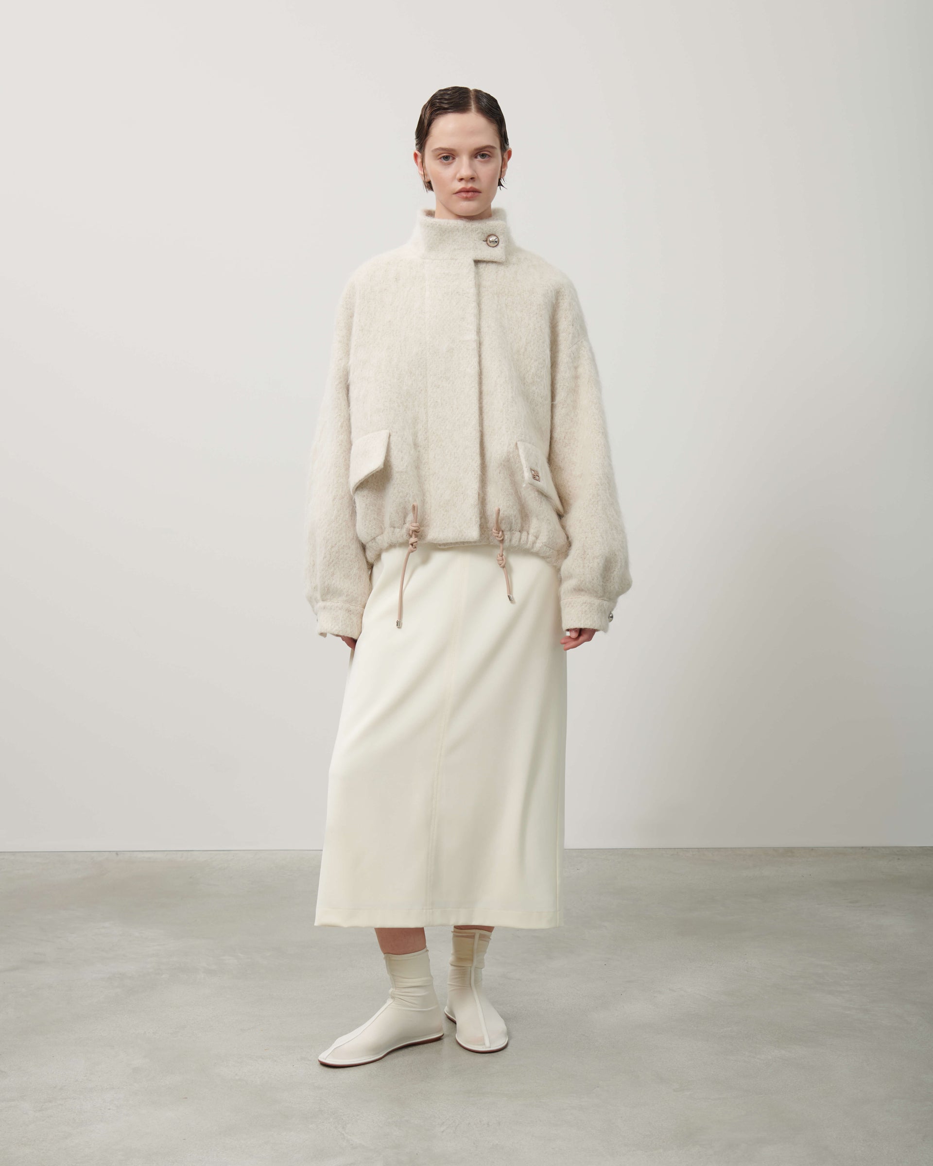 BOMBER JACKET WITH FLAPS