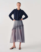 KNIT JACKET WITH CHEST POCKET