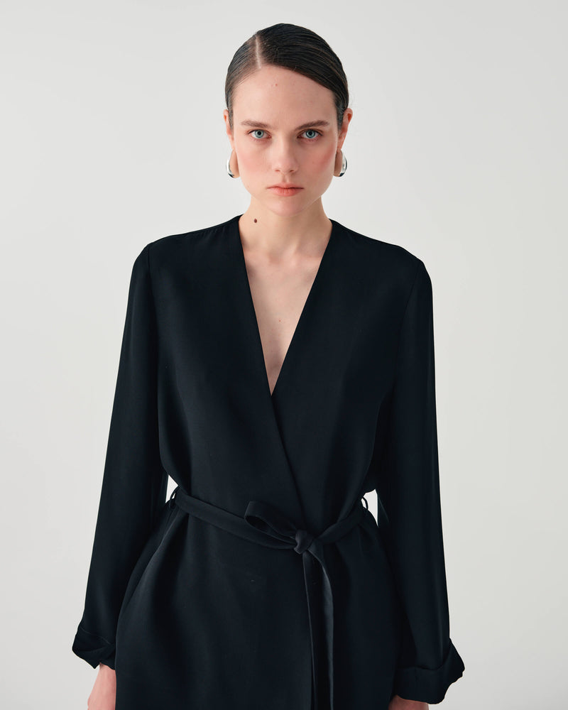 WRAP JACKET WITH BELT