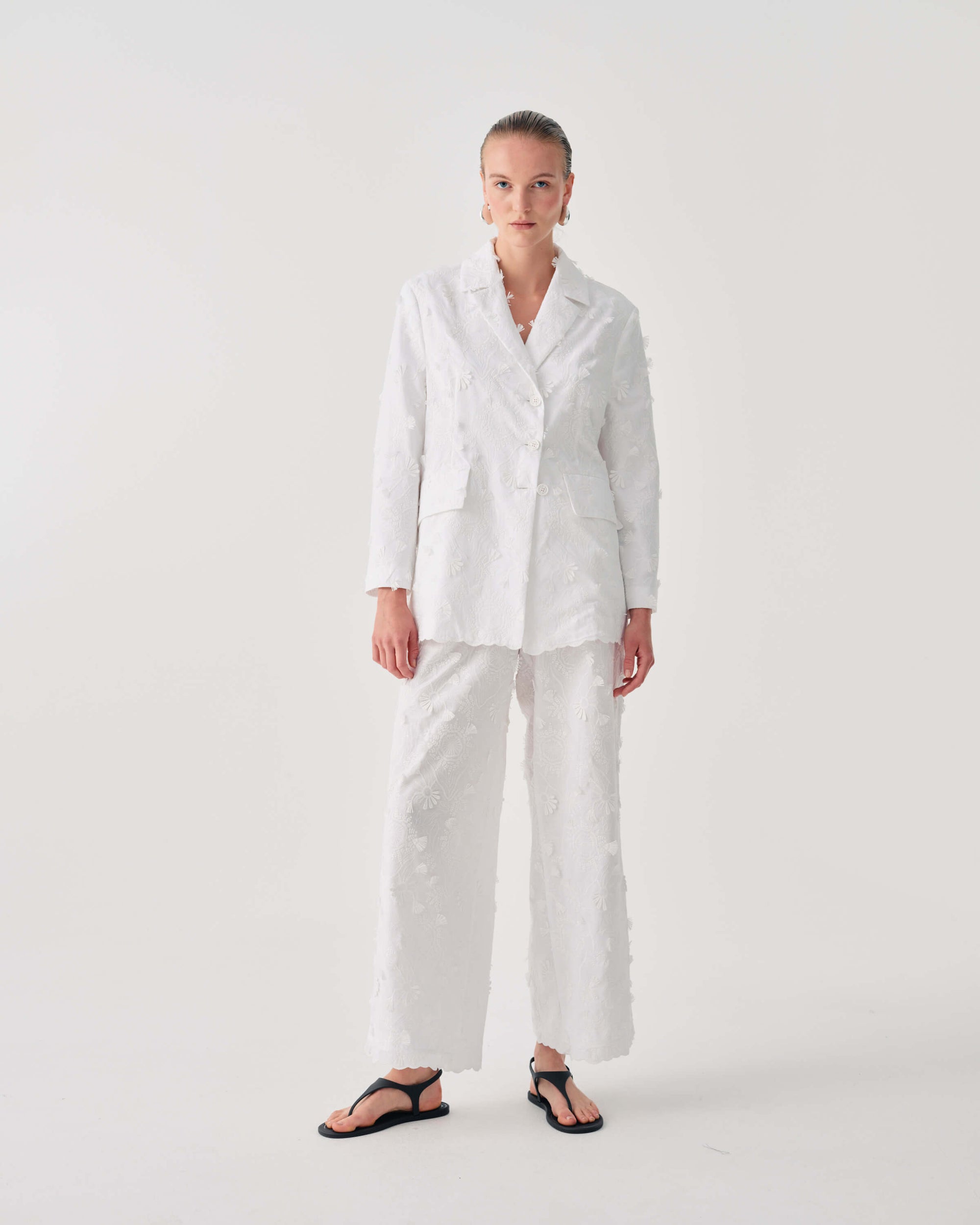 EMBROIDERED LACE JACKET