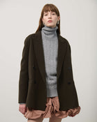 DOUBLE JACKET IN CASHMERE BLEND