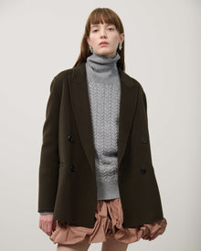 DOUBLE JACKET IN CASHMERE BLEND