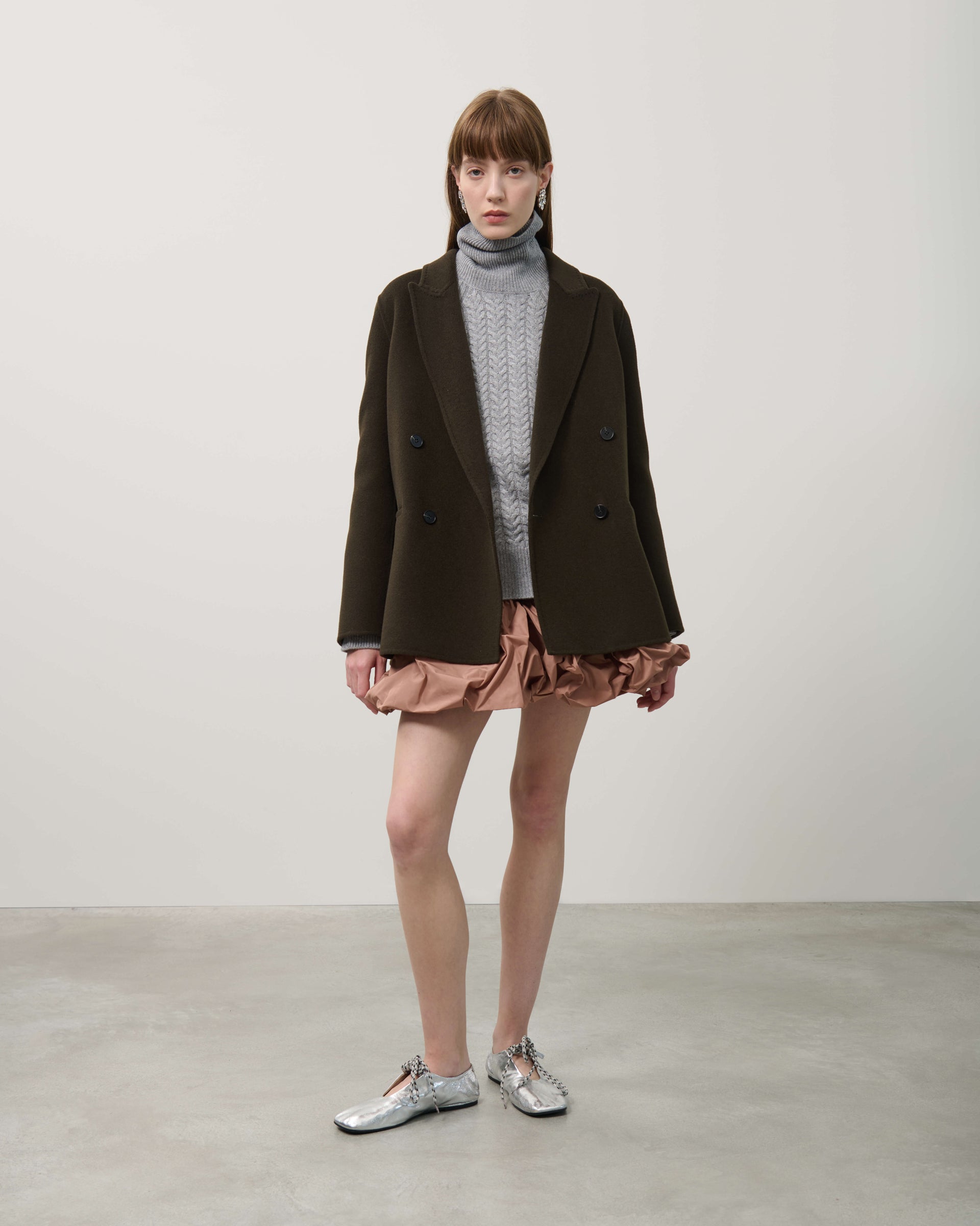 DOUBLE JACKET IN CASHMERE BLEND