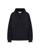 MILANO STITCH SWEATSHIRT WITH SATIN DETAILS