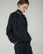 MILANO STITCH SWEATSHIRT WITH SATIN DETAILS