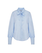 POPLIN SHIRT WITH BOW