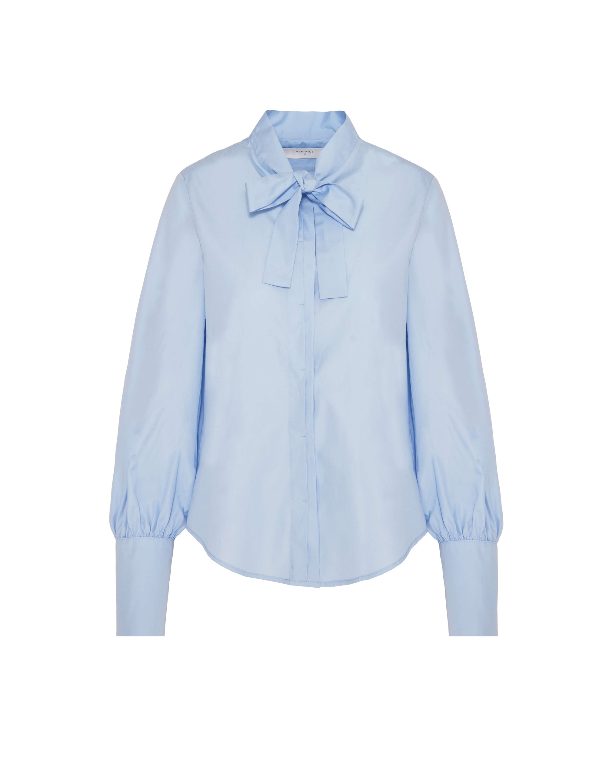POPLIN SHIRT WITH BOW