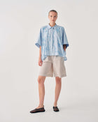 SHIRT WITH CONTRAST EMBROIDERY